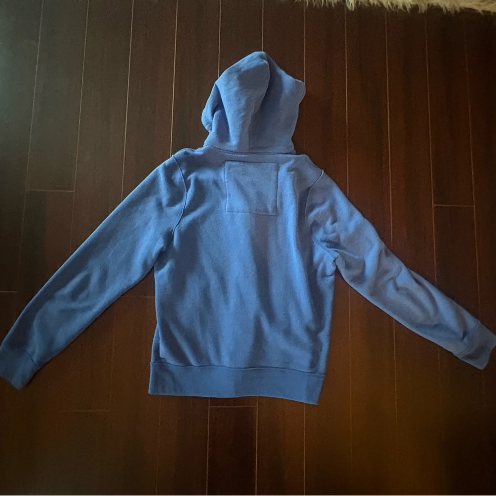 Men’s Hollister Blue Full Zip Hoodie - Size Large - Like NEW! - Picture 9 of 9